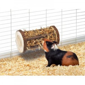 Karlie Henera cilindrica de madera para conejos y roedores