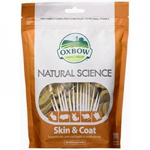 Oxbow Natural Science. Suplemento para la piel y el pelo en conejos y roedores 