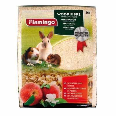 Flamingo VIruta para roedores 56 L (Aroma Manzana)