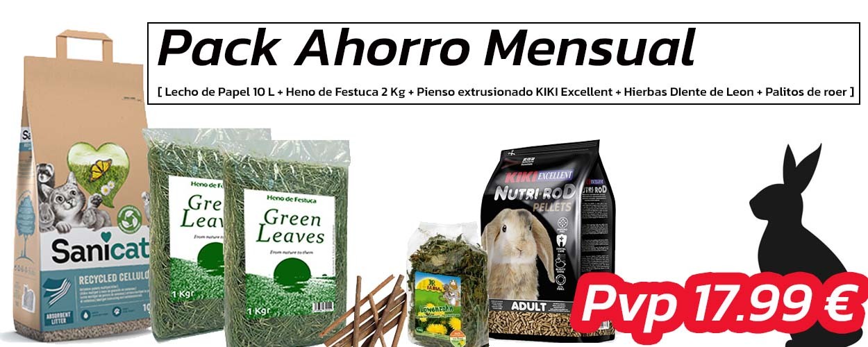 Pack Ahorro CONEJO - KIKI Excellent 1 Kg