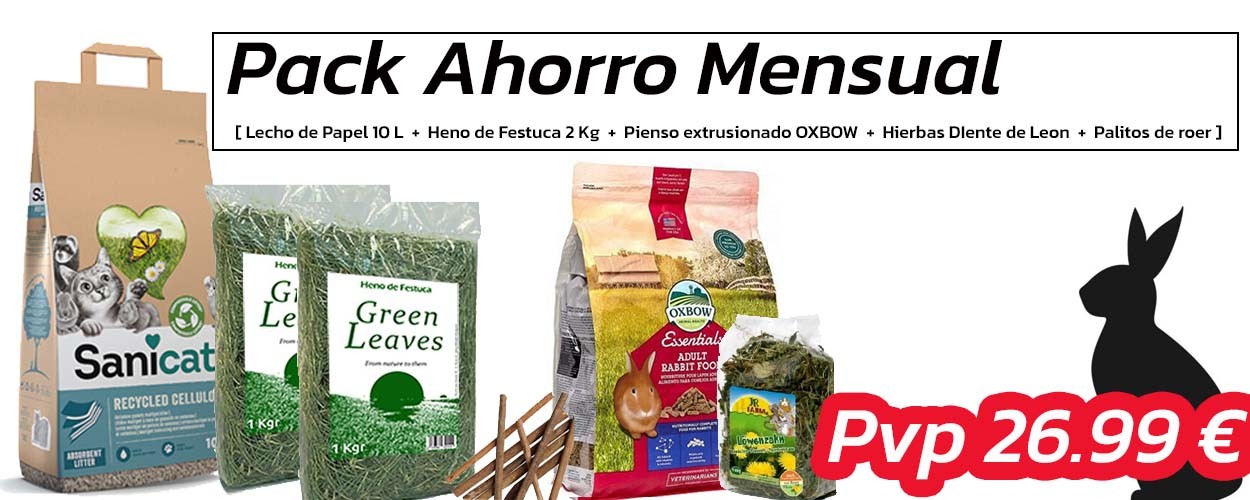 Pack Ahorro CONEJO - OXBOW ESSENTIALS 2.25 Kg